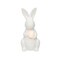 Led White Ceramic Bunny Figurine